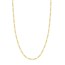 14K Two Tone Gold 3.2 mm Figaro Chain w/ Lobster Clasp - 20 in.