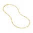 14K Two Tone Gold 5.8 mm Figaro Chain w/ Lobster Clasp - 30 in.