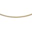 14K Two-tone Reversible Adjustable Omega - 18 in.