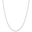 14k White Gold 0.65 mm Spiga Pendant Chain Necklace - 18 in.