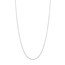 14K White Gold 0.66 mm Box Chain w/ Lobster Clasp - 22 in.