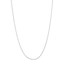 14K White Gold 0.85 mm Wheat Chain w/ Lobster Clasp - 24 in.