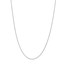 14K White Gold 0.9 mm Curb Chain - 18 in.