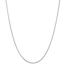 14k White Gold 1.00 mm Spiga Pendant Chain Necklace - 16 in.