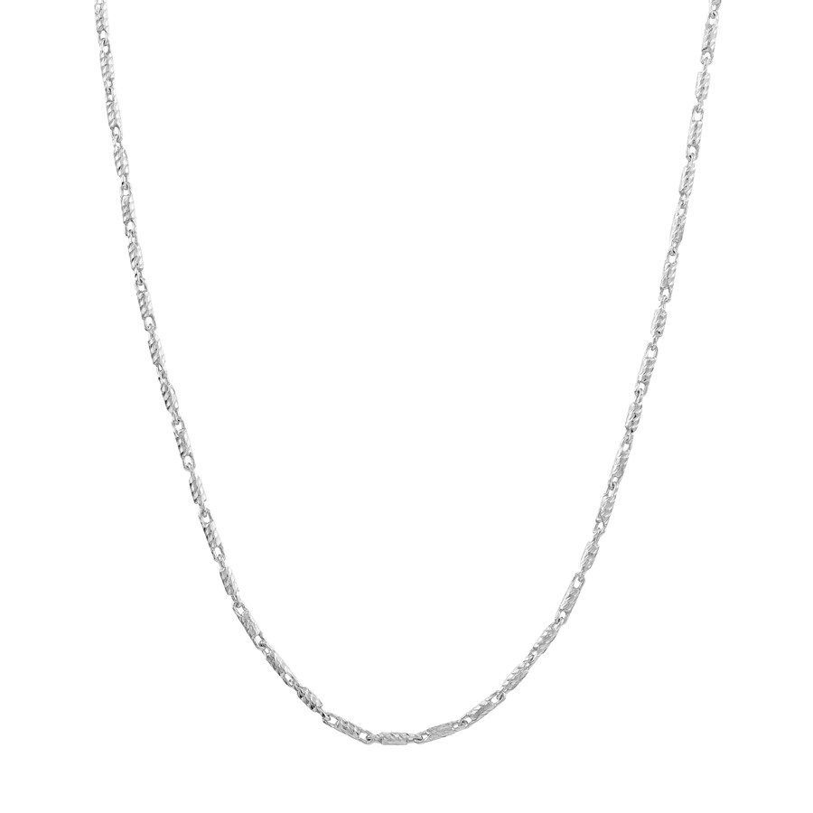 14K White Gold 1.05 mm Raso Chain w/ Lobster Clasp - 16 in.