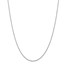 14k White Gold 1.1 mm Baby Rope Chain Necklace - 20 in.