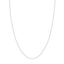 14K White Gold 1.25 mm Square Wheat Chain w Lobster Clasp -16 in.