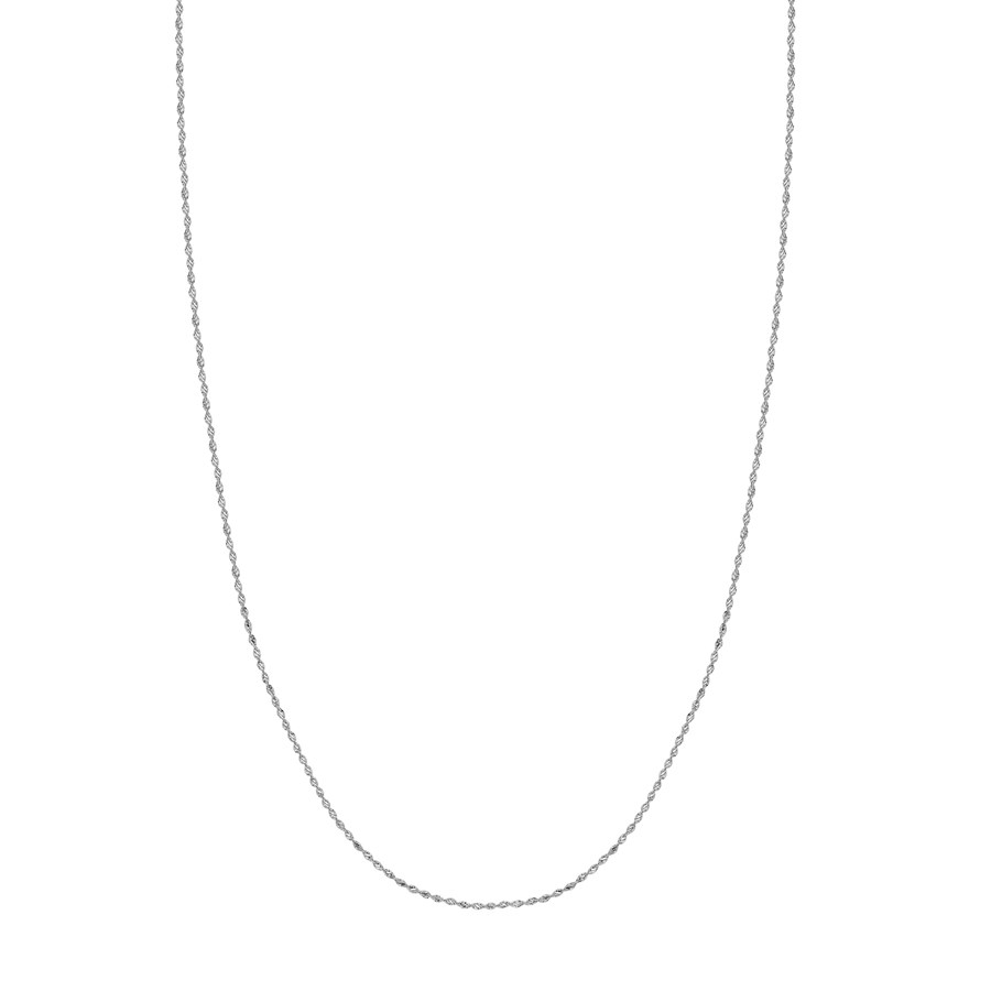 14K White Gold 1.35 mm Dorica Chain w/ Lobster Clasp - 20 in.