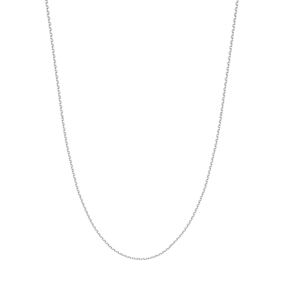 14K White Gold 1.5 mm Cable Chain w/ Lobster Clasp - 16 in.