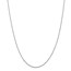 14k White Gold 1.5 mm Diamond Cut Rope Chain - 26 in.