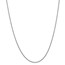 14k White Gold 1.5 mm Solid Polished Cable Chain Necklace - 24 in