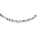 14K White Gold 18in 5mm Fancy Rolo Link Necklace - 18 in.