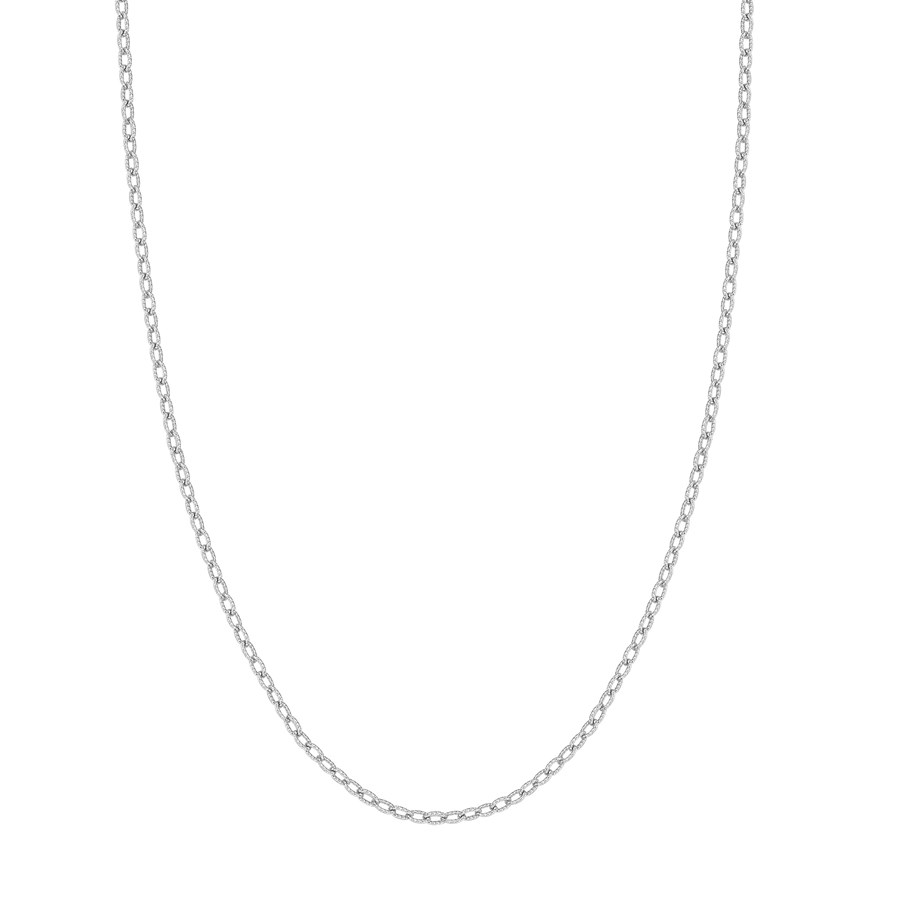 14K White Gold 2.15 mm Rolo Chain w/ Lobster Clasp - 22 in.