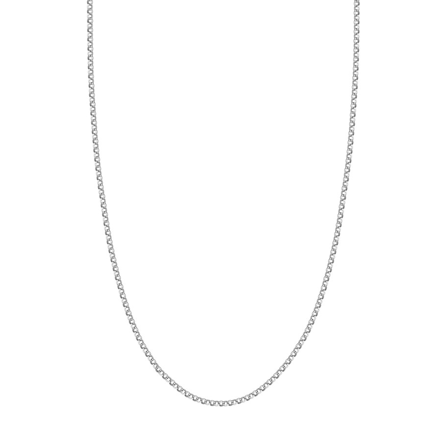 14K White Gold 2.5 mm Rolo Chain w/ Lobster Clasp - 18 in.