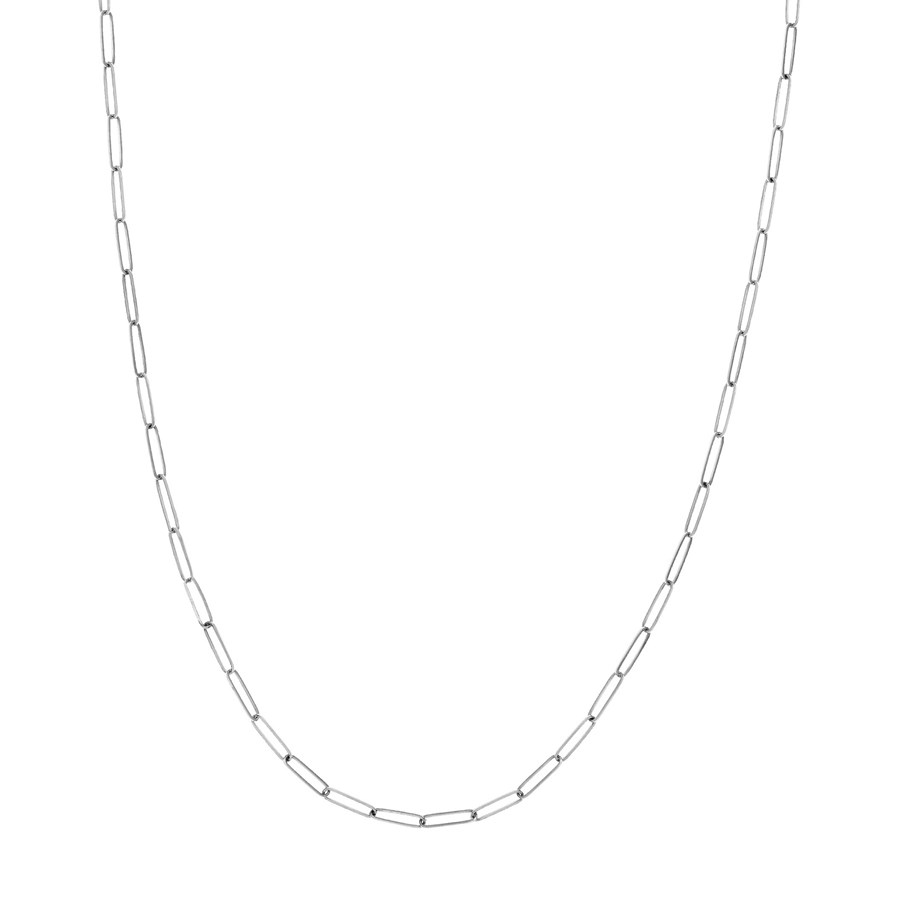 14K White Gold 2.6 mm Fancy Chain w/ Lobster Clasp - 18 in.