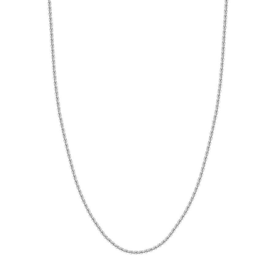14K White Gold 2.9 mm Rope Chain w/ Lobster Clasp - 22 in.