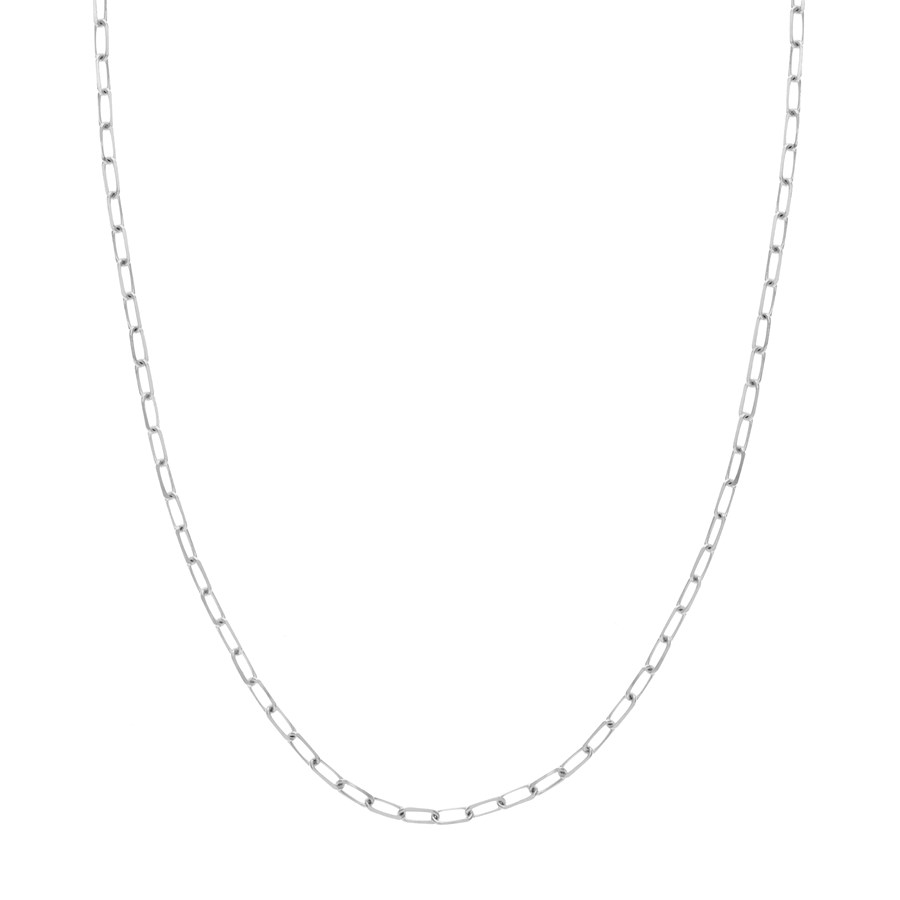 14K White Gold 3.1 mm Forzentina Chain w/ Lobster Clasp - 20 in.