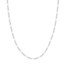 14K White Gold 3.2 mm Figaro Chain w/ Lobster Clasp - 24 in.