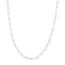 14K White Gold 3.4 mm Fancy Chain w/ Lobster Clasp - 24 in.