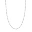 14K White Gold 3.9 mm Figaro Chain w/ Lobster Clasp - 18 in.