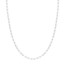 14K White Gold 3 mm Link Chain w/ Lobster Clasp - 24 in.