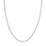 14K White Gold 4.4 mm Cuban Chain w/ Lobster Clasp - 24 in.