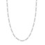 14K White Gold 4.75 mm Figaro Chain w/ Lobster Clasp - 24 in.