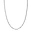 14K White Gold 4.95 mm Cuban Chain w/ Lobster Clasp - 20 in.