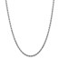 14k White Gold 4 mm Diamond Cut Rope Chain - 26 in.