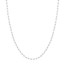 14K White Gold 4 mm Forzentina Chain w/ Lobster Clasp - 24 in.