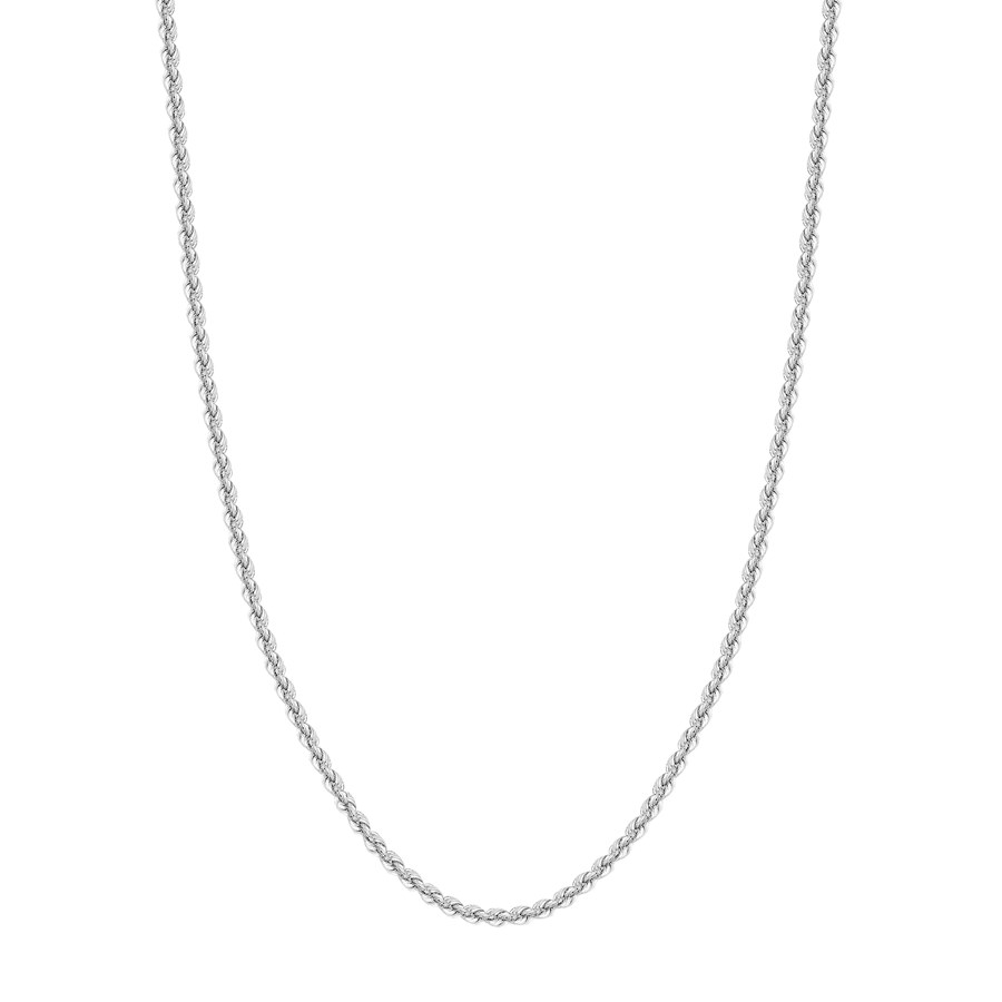 14K White Gold 4 mm Rope Chain w/ Lobster Clasp - 18 in.