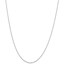 14k White Gold .6 mm Cable Chain Children's Necklace - 14 in.