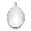 14k White Gold Locket - 42 mm