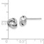 14K White Gold Polished Post Earrings - 8 mm