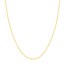 14K Yellow Gold 0.8 mm Bead Chain w/ Spring Ring Clasp - 16 in.