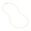 14K Yellow Gold 0.8 mm Bead Chain w/ Spring Ring Clasp - 16 in.