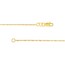 14K Yellow Gold 0.95 mm Raso Chain w/ Lobster Clasp - 18 in.