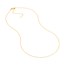 14K Yellow Gold 1.05mm Diamond cut Cable Chain - 18 in.