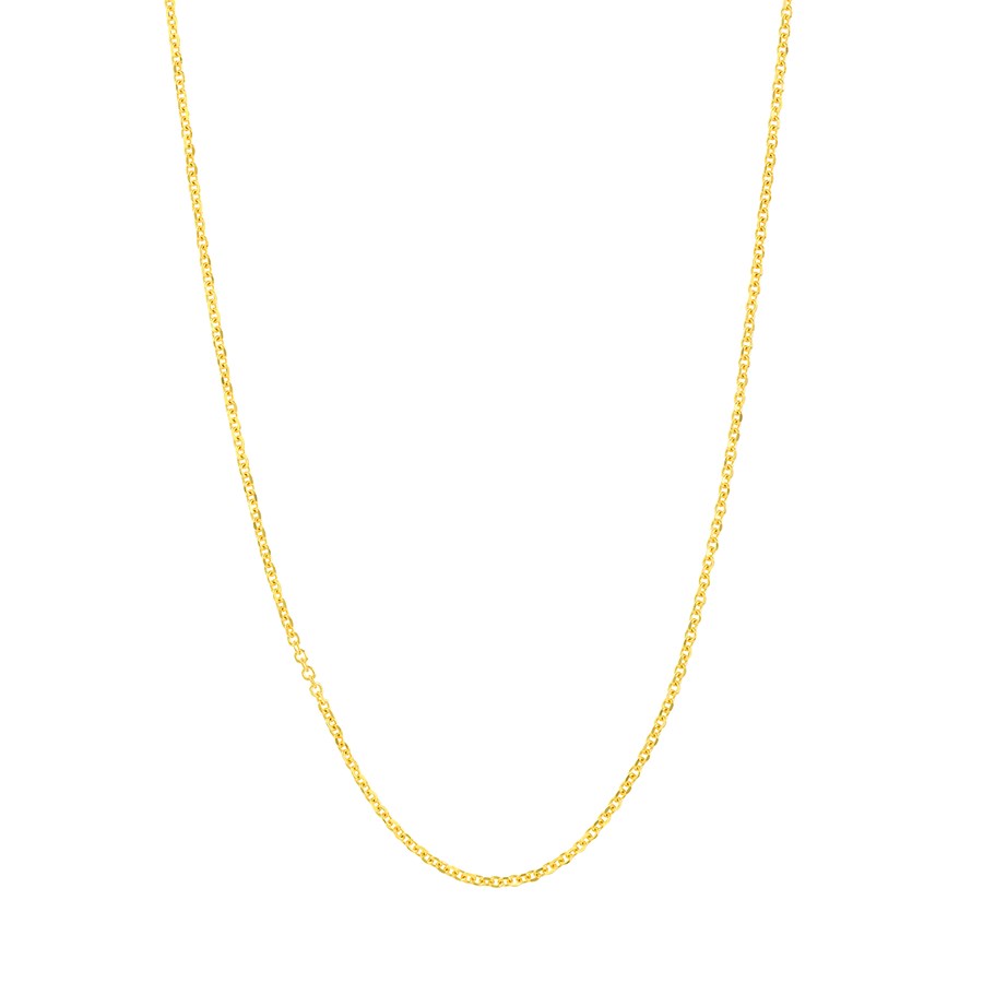 Buy 14K Au 1.05mm Diamond cut Cable Chain 22 in | APMEX