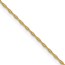 14K Yellow Gold 1.05mm Mariners Link Chain - 18 in.