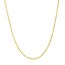 14K Yellow Gold 1.2 mm Bead Chain with Lobster Clasp -16 in.