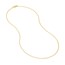 14K Yellow Gold 1.2 mm Bead Chain with Lobster Clasp -16 in.