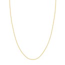 14K Yellow Gold 1.25 mm Square Wheat Chain w Lobster Clasp -16 in