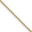 14K Yellow Gold 1.2mm D/C Cable Chain - 22 in.