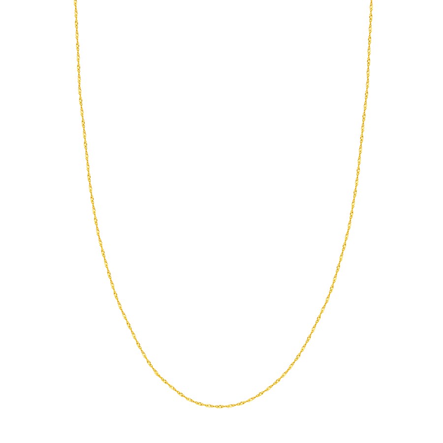 14K Yellow Gold 1.4 mm Singapore Chain - 24 in.