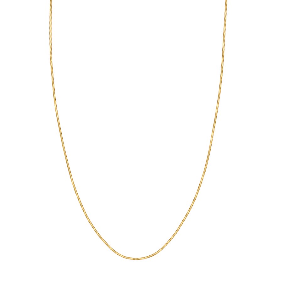 14K Yellow Gold 1.4 mm Snake Chain w/ Lobster Clasp - 20 in.