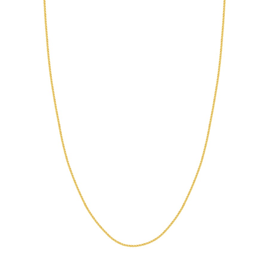 14K Yellow Gold 1.5 mm Wheat Chain w/ Lobster Clasp - 18 in.