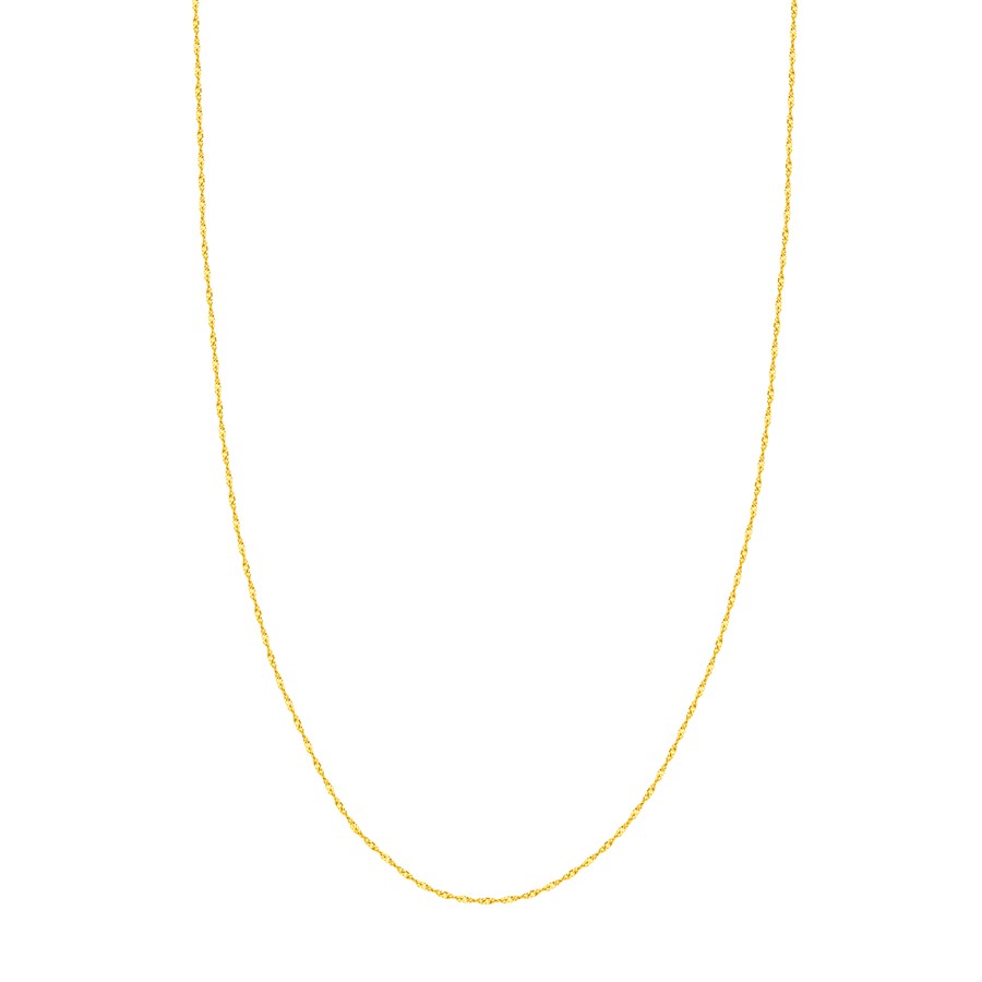 14K Yellow Gold 1.7 mm Singapore Chain w/ Lobster Clasp - 18 in.