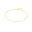 14K Yellow Gold 1.7mm Chain Anklet - Adjustable 9 - 10 in.