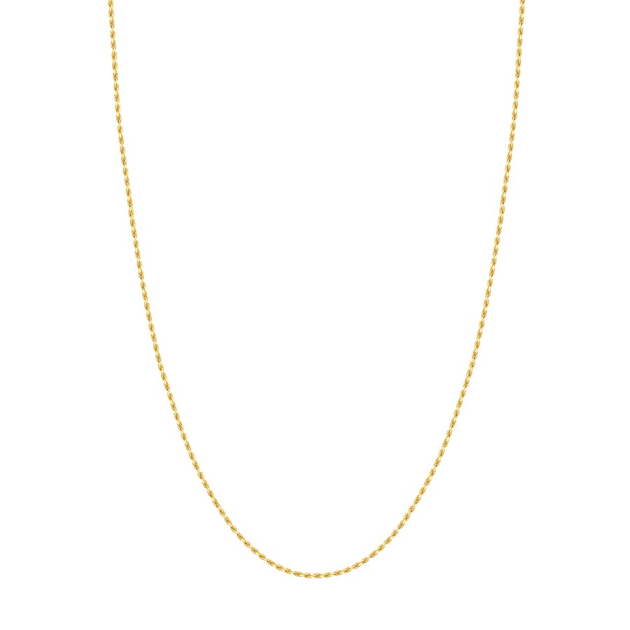 14K Yellow Gold 1.8 mm Rope Chain w/ Lobster Clasp - 16 in.